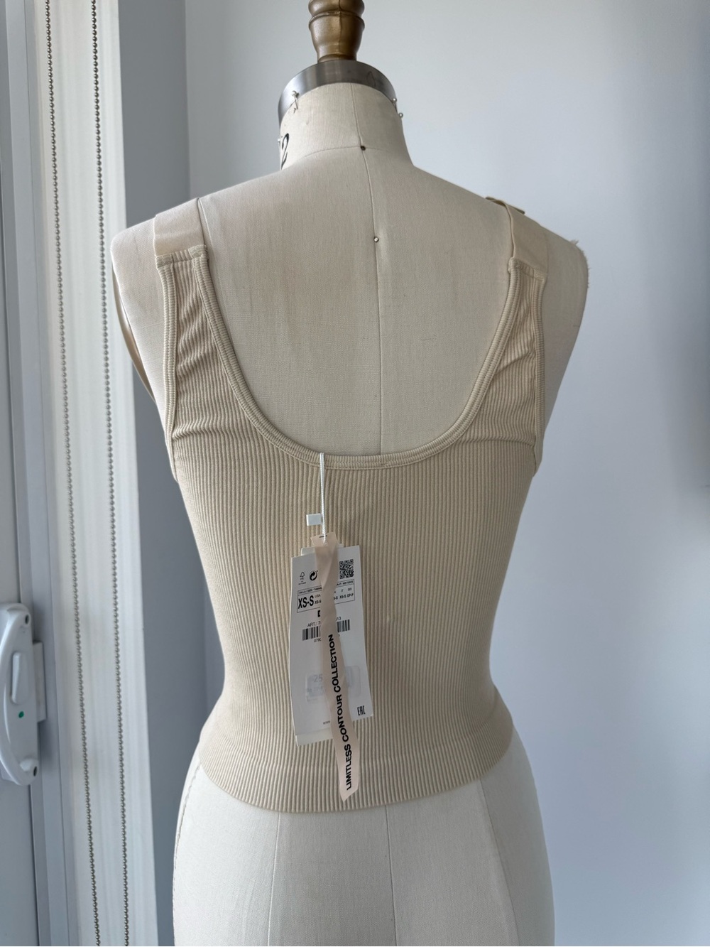 Zara Limitless Contour Collection Ribbed Tank Top - Picture 2 of 4